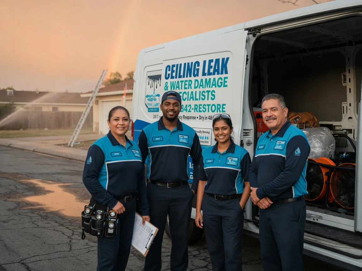 Ceiling Leak Cleanup company in Saint Martin, MN
