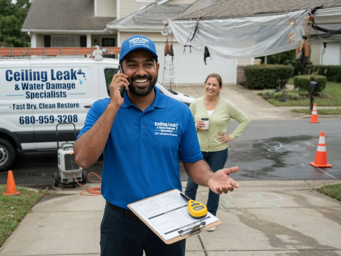 Ceiling Leak Cleanup Saint Martin, MN FAQs